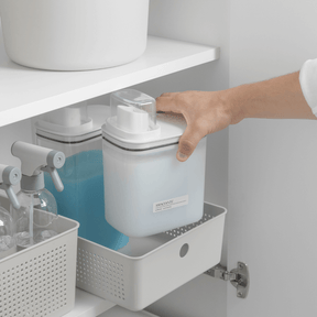 Pote Hermético Dispenser Flow Branco 1,5 Litros