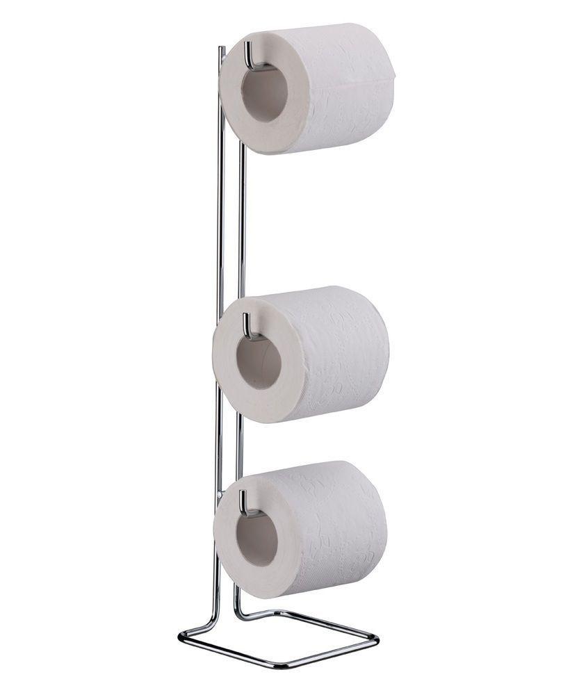 Suporte Para Papel Higiênico 3 Rolos Aço Cromado