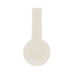 Descanso para Utensílios de Porcelana Branca 24cm