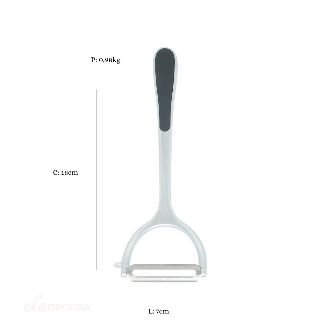 Descascador de Legumes em Liga de Zinco com Cabo Antiderrapante 18cm