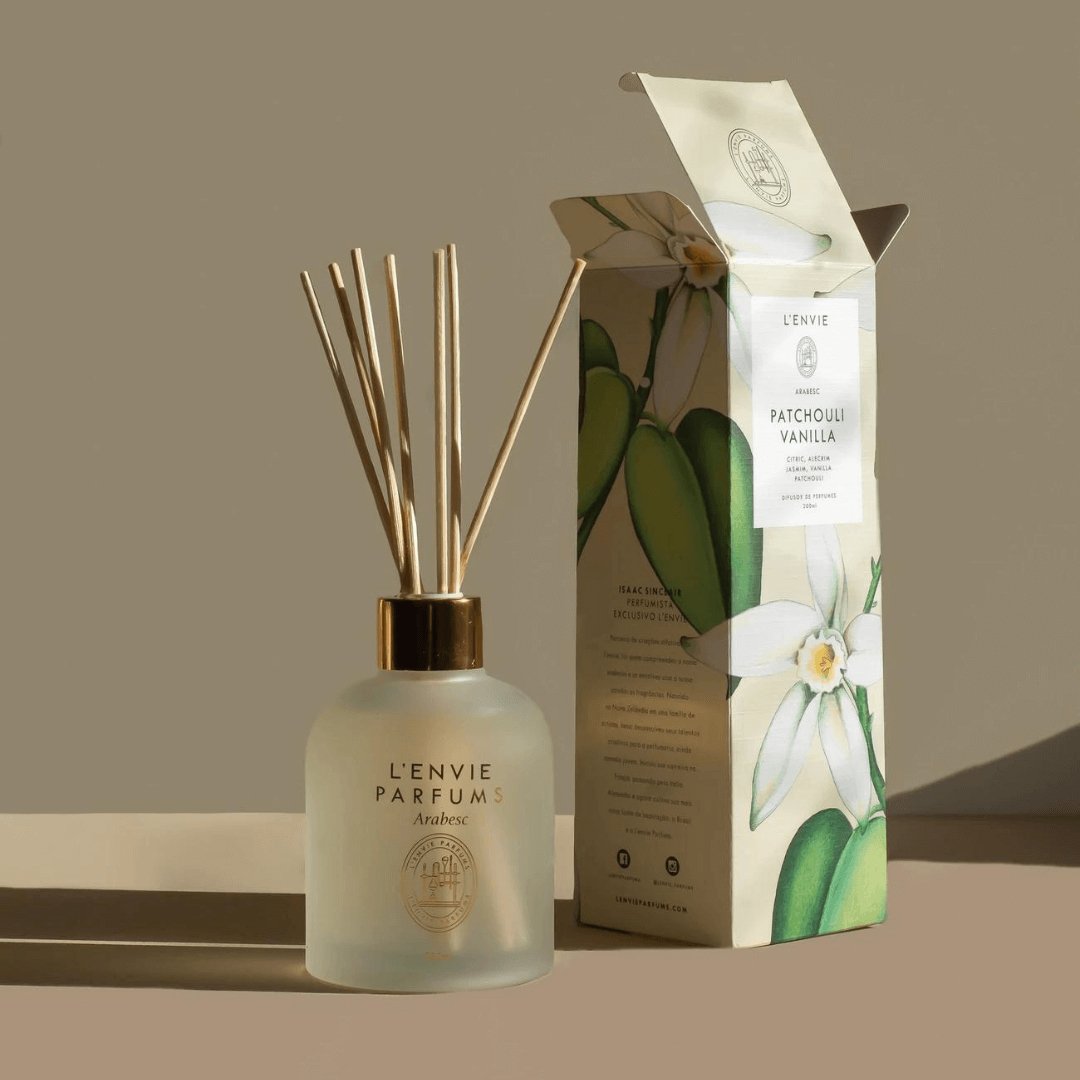 Difusor de Perfume Patchouli Vanilla Arabesc 200ml L'Envie
