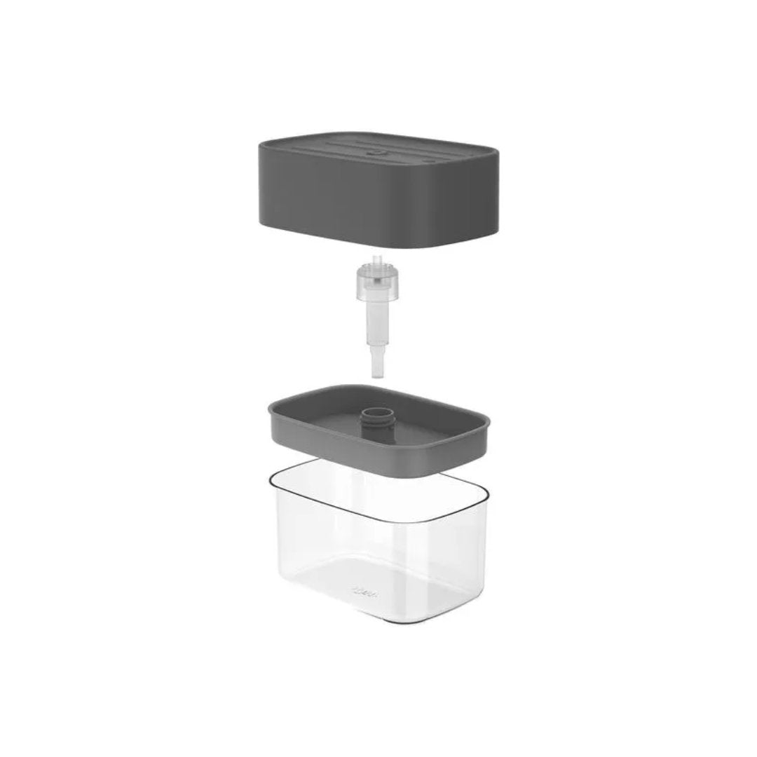 Dispenser Porta Detergente e Esponja Trium Chumbo 500ml