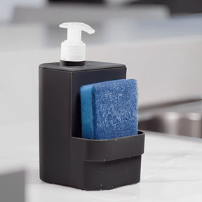 Dispenser Porta Sabonete Liquido Trium Compact 500ML Preto