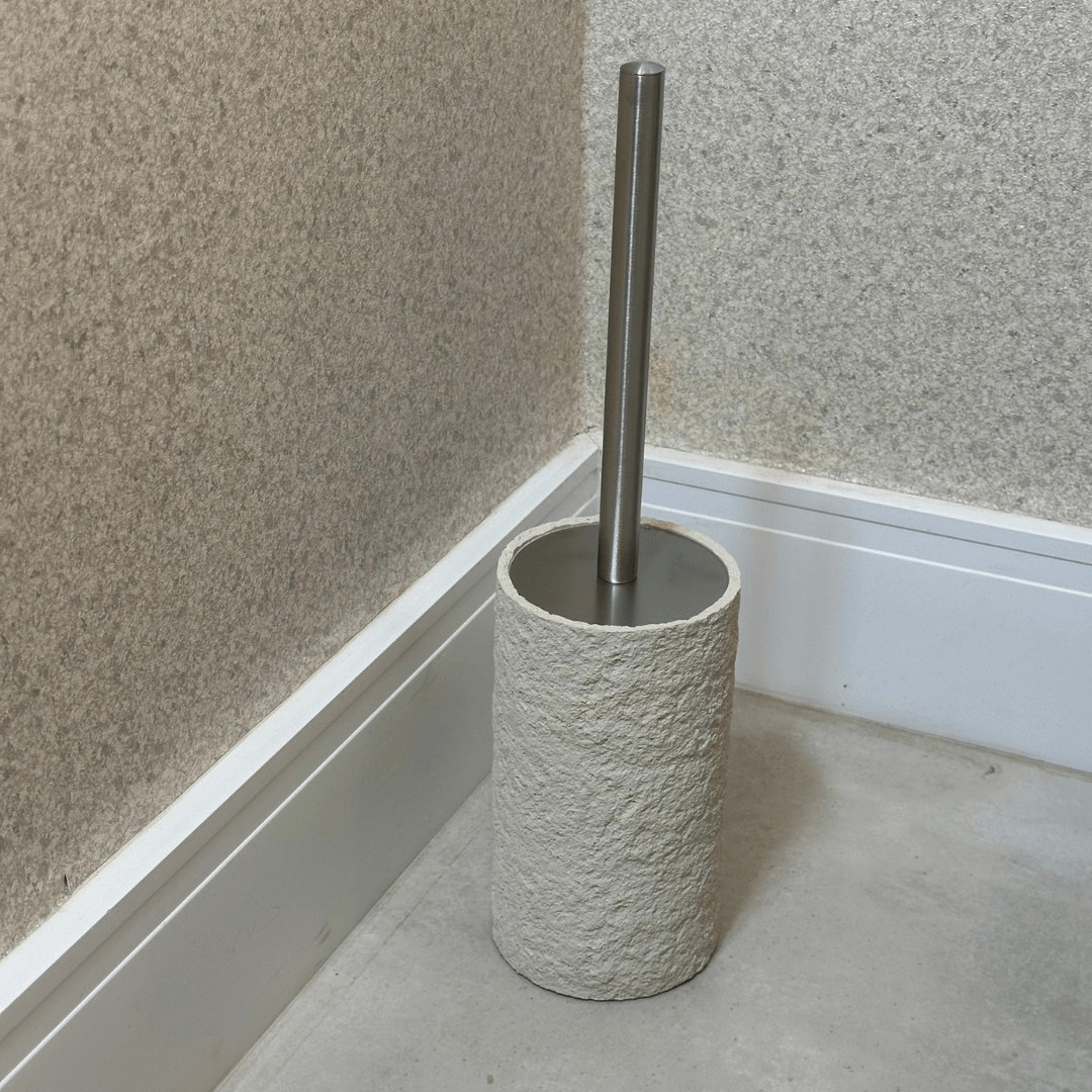 Escova Sanitára em Polirresina Branca 37cm