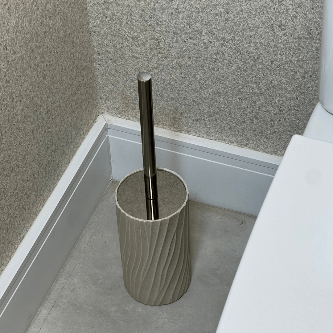 Escova Sanitária em Polirresina Bege 37cm