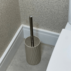 Escova Sanitária em Polirresina Bege 37cm