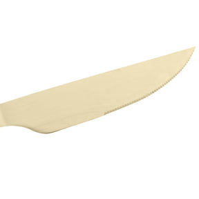 Faca para Assado Positano em Aço Inox Dourado 28,5cm