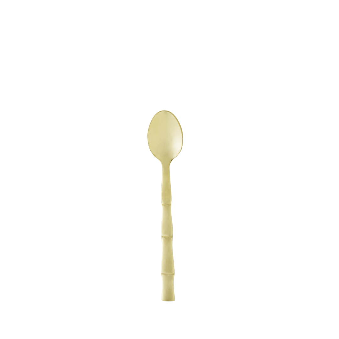 Faqueiro Elegant Estilo Bambu em Aço Inox Champanhe 16 Peças