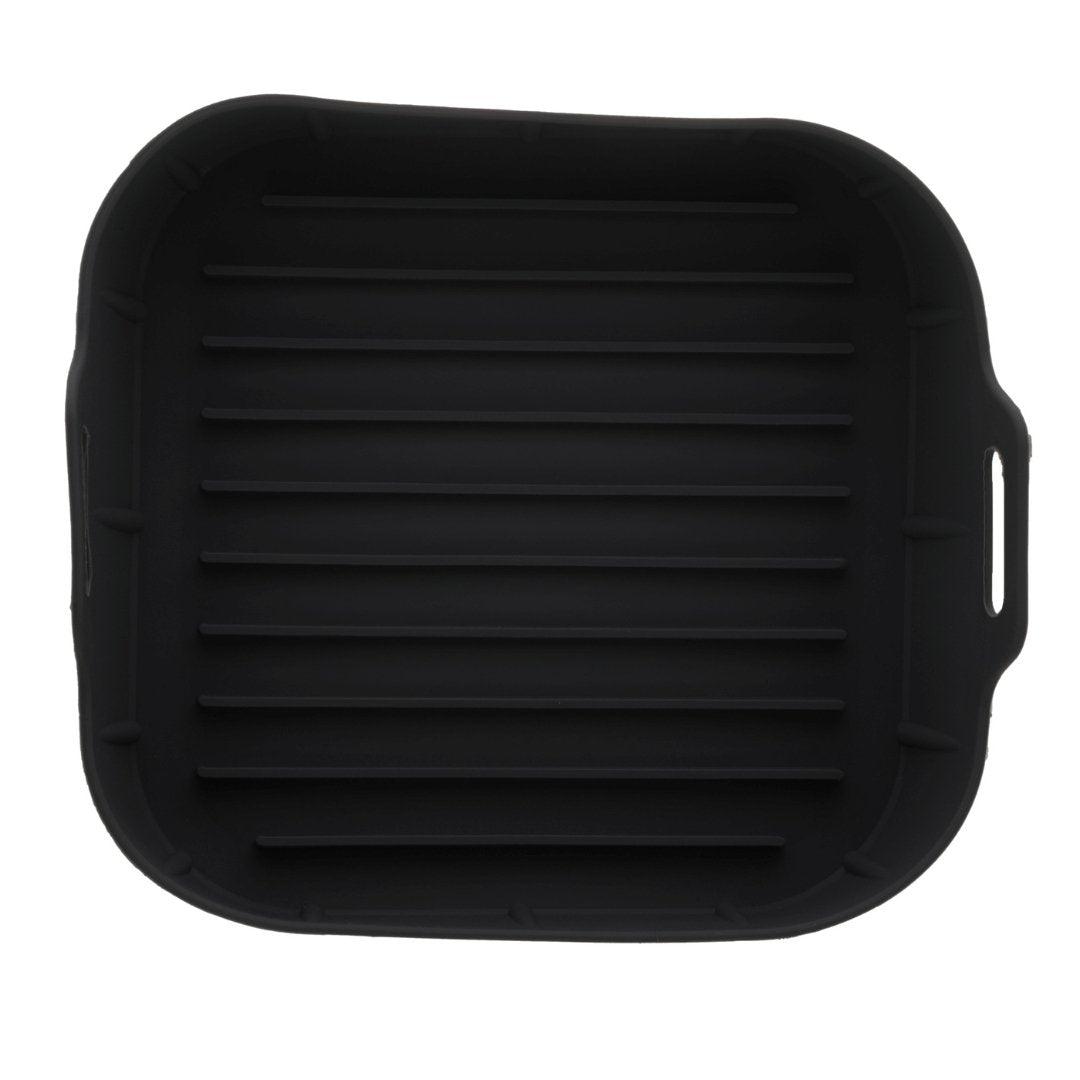 Forma de Silicone para Air Fryer Preta 20cm