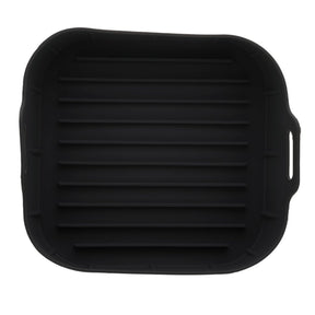 Forma de Silicone para Air Fryer Preta 20cm