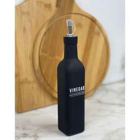 Galheteiro para Vinagre de Vidro Manhattan Preto 300ml