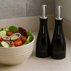 Conjunto Galheteiro Porta Óleo, Azeite e Vinagre Ônix Le Creuset