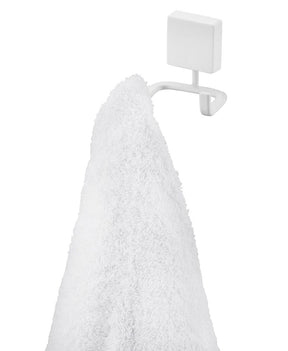 Gancho Duplo com Fixação Parafuso 6,5 cm x 6 cm x 5,5 cm Branco Fosco