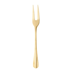Garfo para Assado Positano em Aço Inox Dourado 28cm