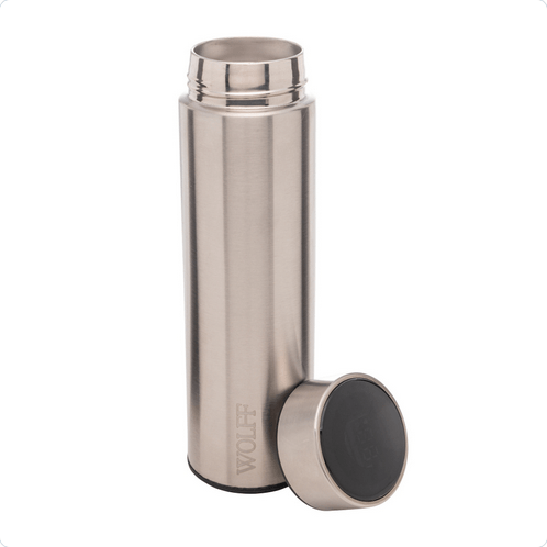 Garrafa Térmica Aço Inox com Termômetro em Led 500ml