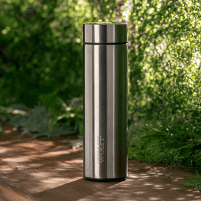 Garrafa Térmica Aço Inox com Termômetro em Led 500ml
