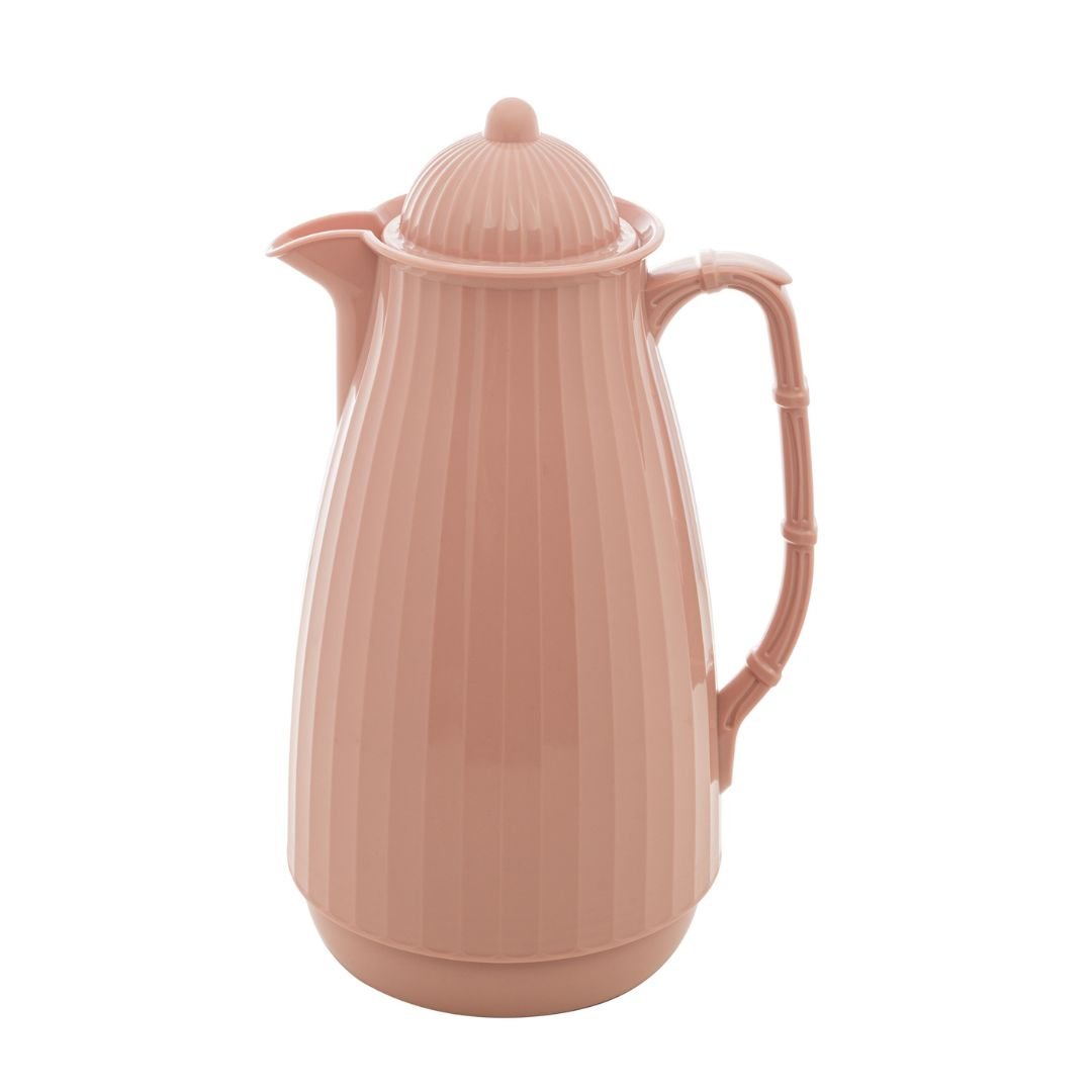 Garrafa Térmica de Plástico Bambu Rosa 1 Litro