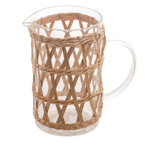 Jarra de Vidro e Fibra Natural 1 Litros