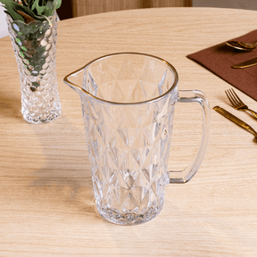 Jarra De Vidro Diamond Com Fio de Ouro - 1 Litro