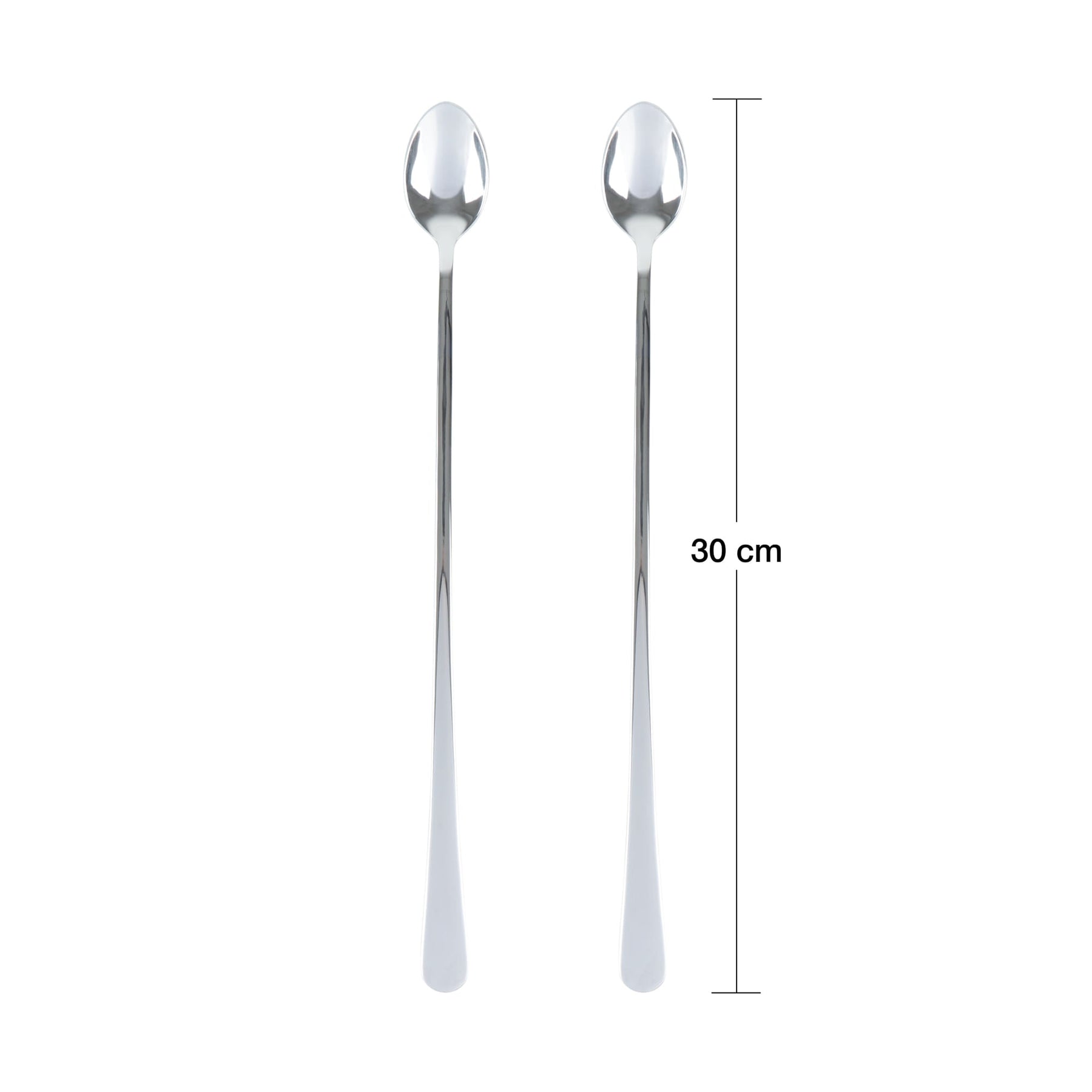 Jogo 2 Colheres Aço Inox Bailarina Cromado 30cm
