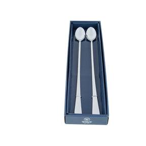 Jogo 2 Colheres Aço Inox Bailarina Cromado 30cm