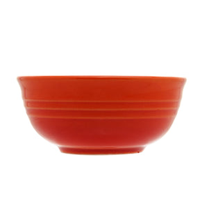 Jogo 2 Mini Bowls de Cerâmica Retrô Laranja 10cm