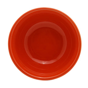 Jogo 2 Mini Bowls de Cerâmica Retrô Laranja 10cm