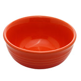 Jogo 2 Mini Bowls de Cerâmica Retrô Laranja 10cm