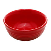Jogo 2 Mini Bowls de Cerâmica Retrô Vermelho 10cm