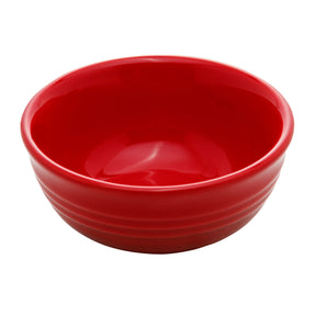 Jogo 2 Mini Bowls de Cerâmica Retrô Vermelho 10cm