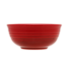 Jogo 2 Mini Bowls de Cerâmica Retrô Vermelho 10cm