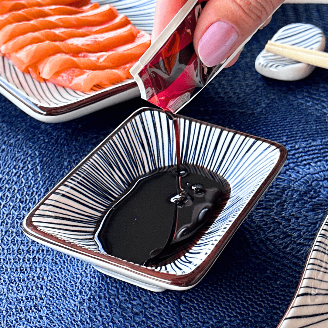 Jogo 2 Porta Shoyu de Porcelana Koji 9cm