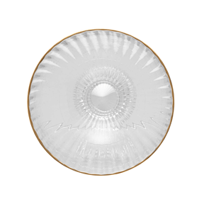Jogo 2 Taças para Sobremesa Cristal com Fio de Ouro 200ml Lines