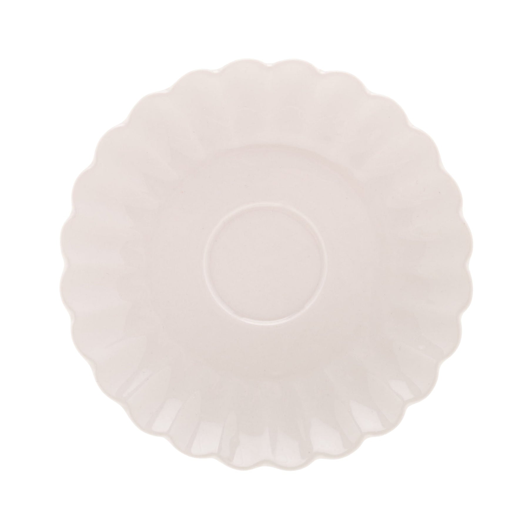 Jogo 2 Xicaras de Café Porcelana com Pires Petala Branco 90ml