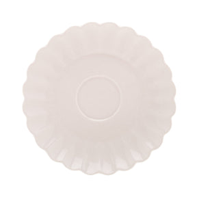 Jogo 2 Xicaras de Café Porcelana com Pires Petala Branco 90ml