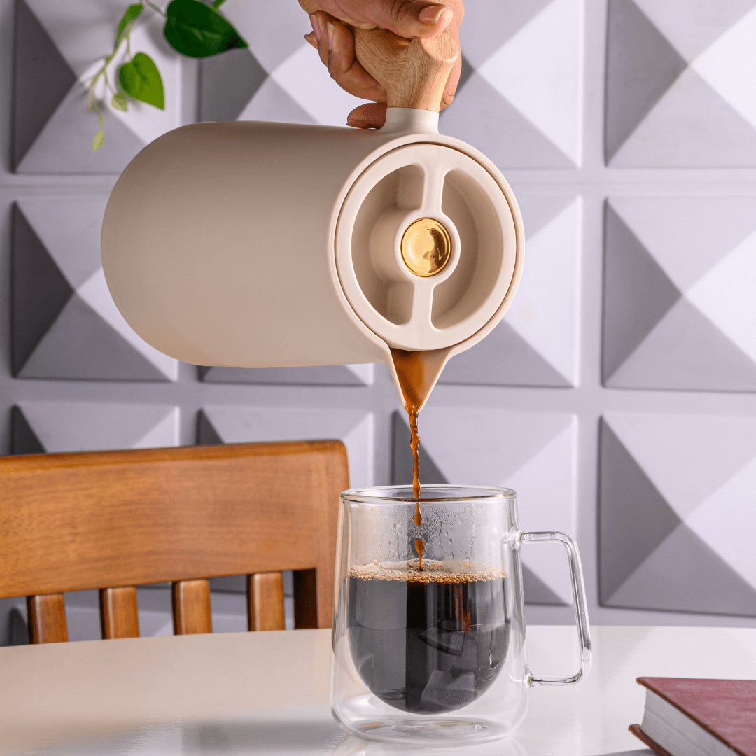 Jogo 2 Xícaras para Café Parede Dupla Vidro Borossilicato 300ml