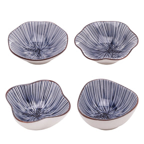 Jogo 4 Bowls Porcelana Mixed Koji 10,5cm