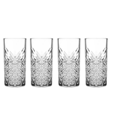 Jogo 4 Copos Altos Timeless de Vidro 450ml