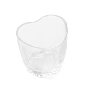 Jogo 4 Copos Para Shot Licor de Vidro Coração 50ml