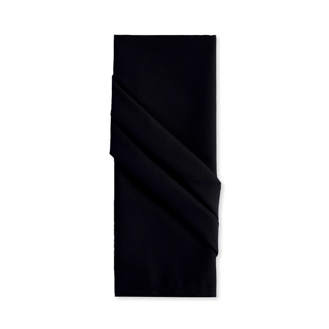 Jogo 4 Guardanapos Home Preto 45cm x 45cm