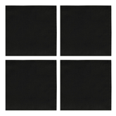 Jogo 4 Guardanapos Home Preto 45cm x 45cm