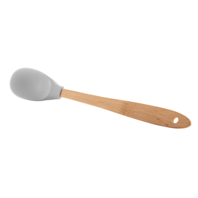 Jogo 4 Utensílios de Cozinha e Silicone e Cabo de Bambu