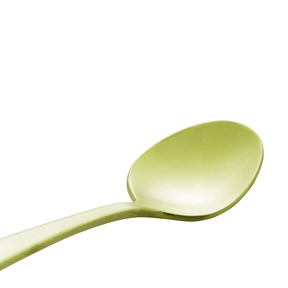 Jogo 6 Colheres para Café Berna Aço Inox Champanhe Fosco