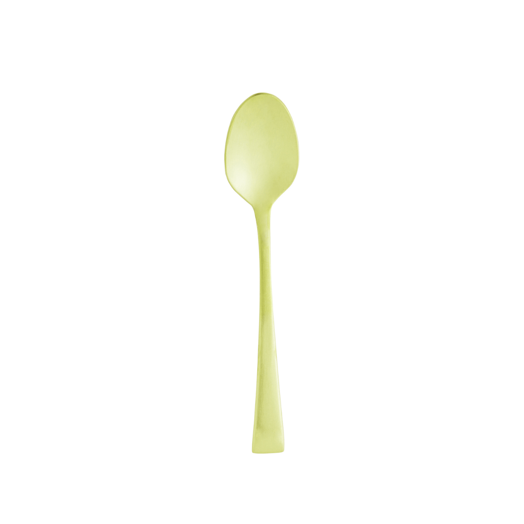 Jogo 6 Colheres para Café Berna Aço Inox Champanhe Fosco