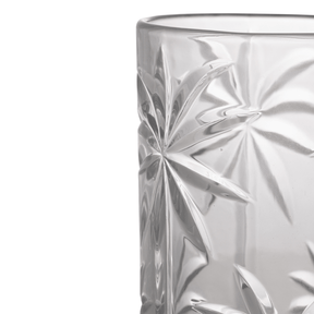 Jogo 6 Copos Altos Cristal de Chumbo Palm Tree 360ml