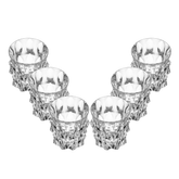 Jogo 6 Copos Baixos Fortune Cristal 260ml