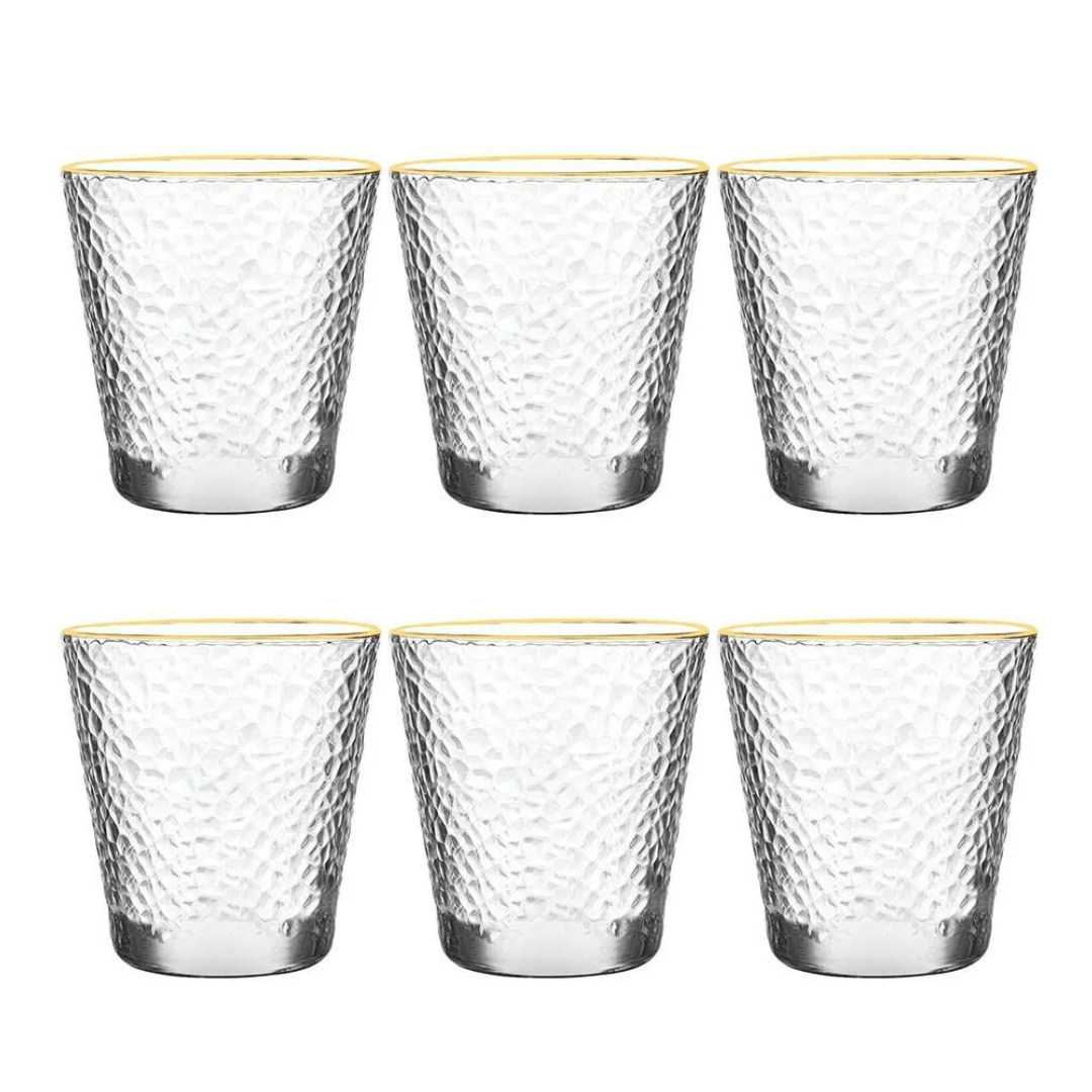 Jogo 6 Copos Baixos Hammers 300ml