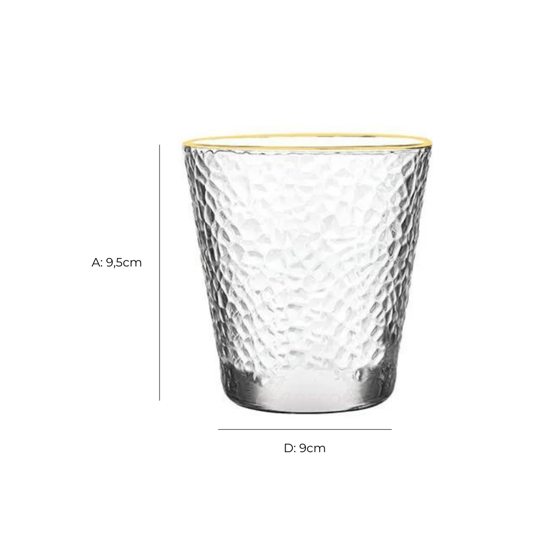 Jogo 6 Copos Baixos Hammers 300ml