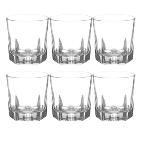 Jogo 6 Copos Baixos Whisky Janina 200ml