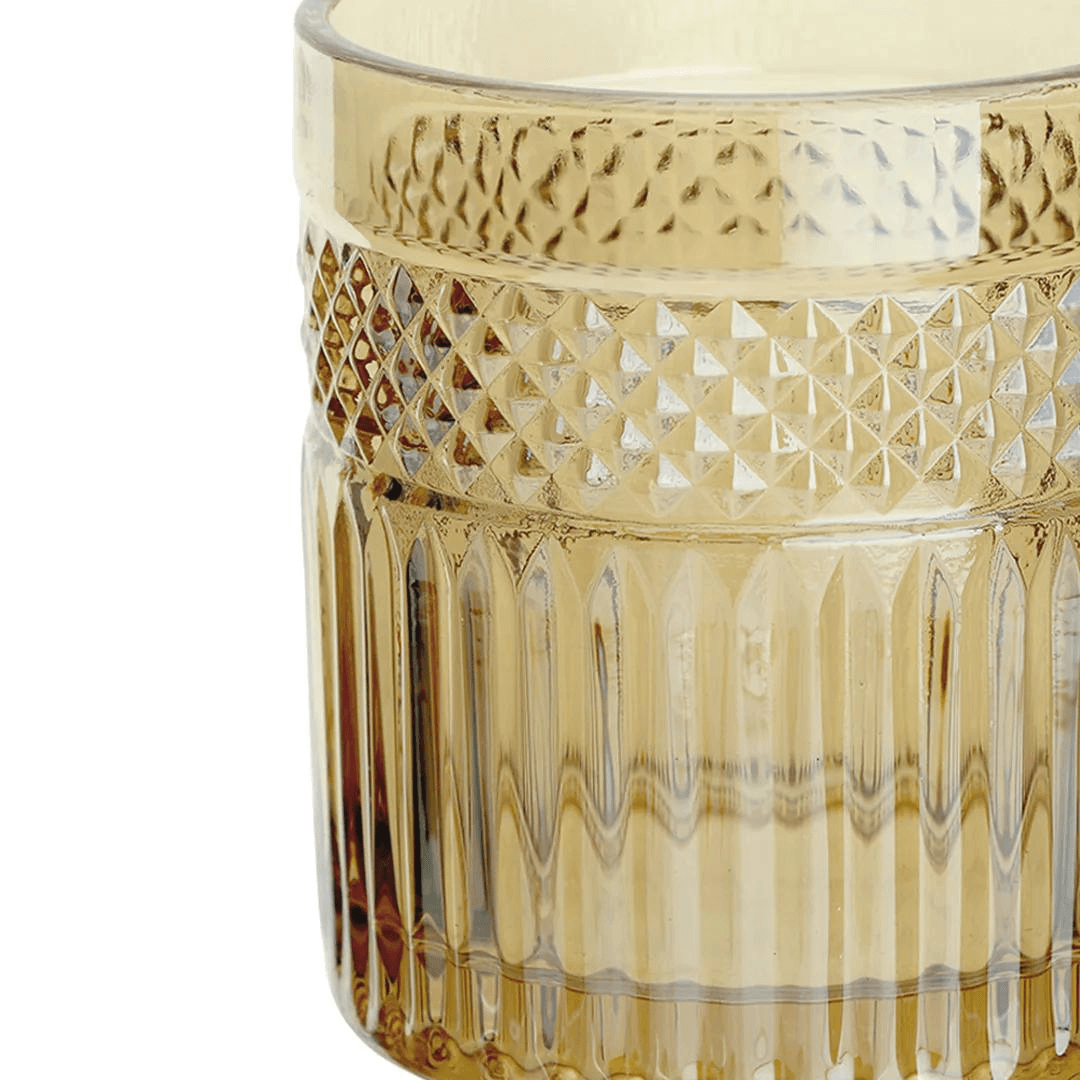 Jogo 6 Copos Baixos Whisky Palace em Vidro Âmbar Luster 330ml